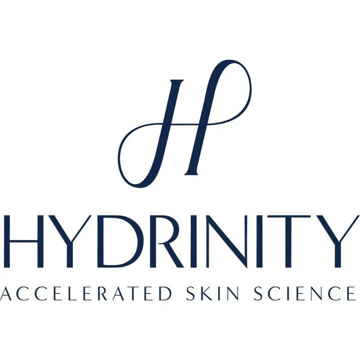 Hydrinity logo for deeply hydrating skincare products