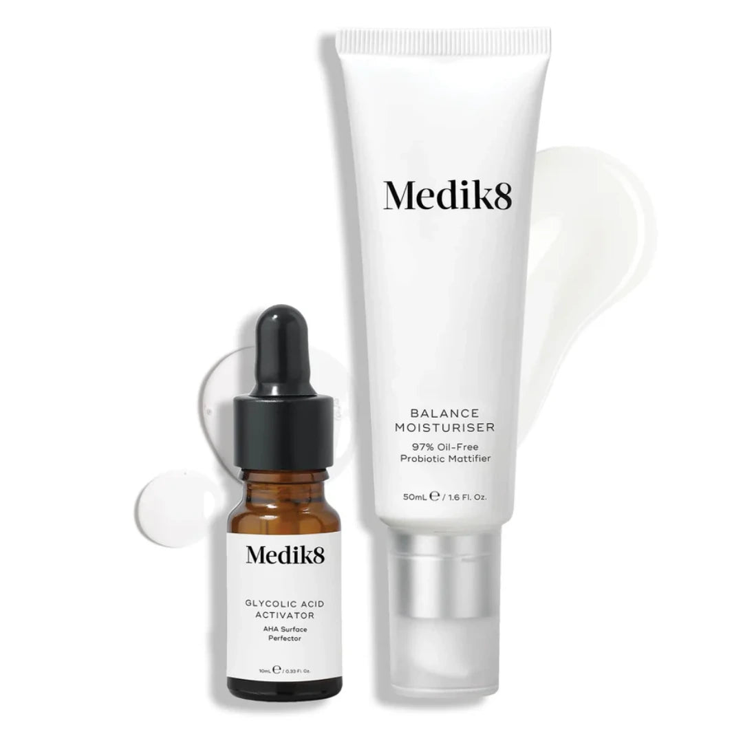 Medik8 Balance Moisturiser & Glycolic Acid Activator