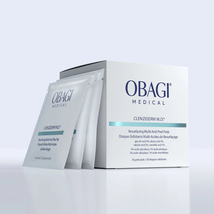 Obagi Clenziderm M.D. Resurfacing Multi-acid Peel Pads box